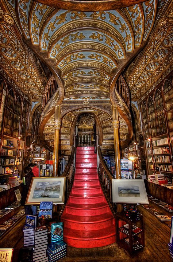 When you’re there, don’t miss the chance to snap some photos at this fancy red staircase!